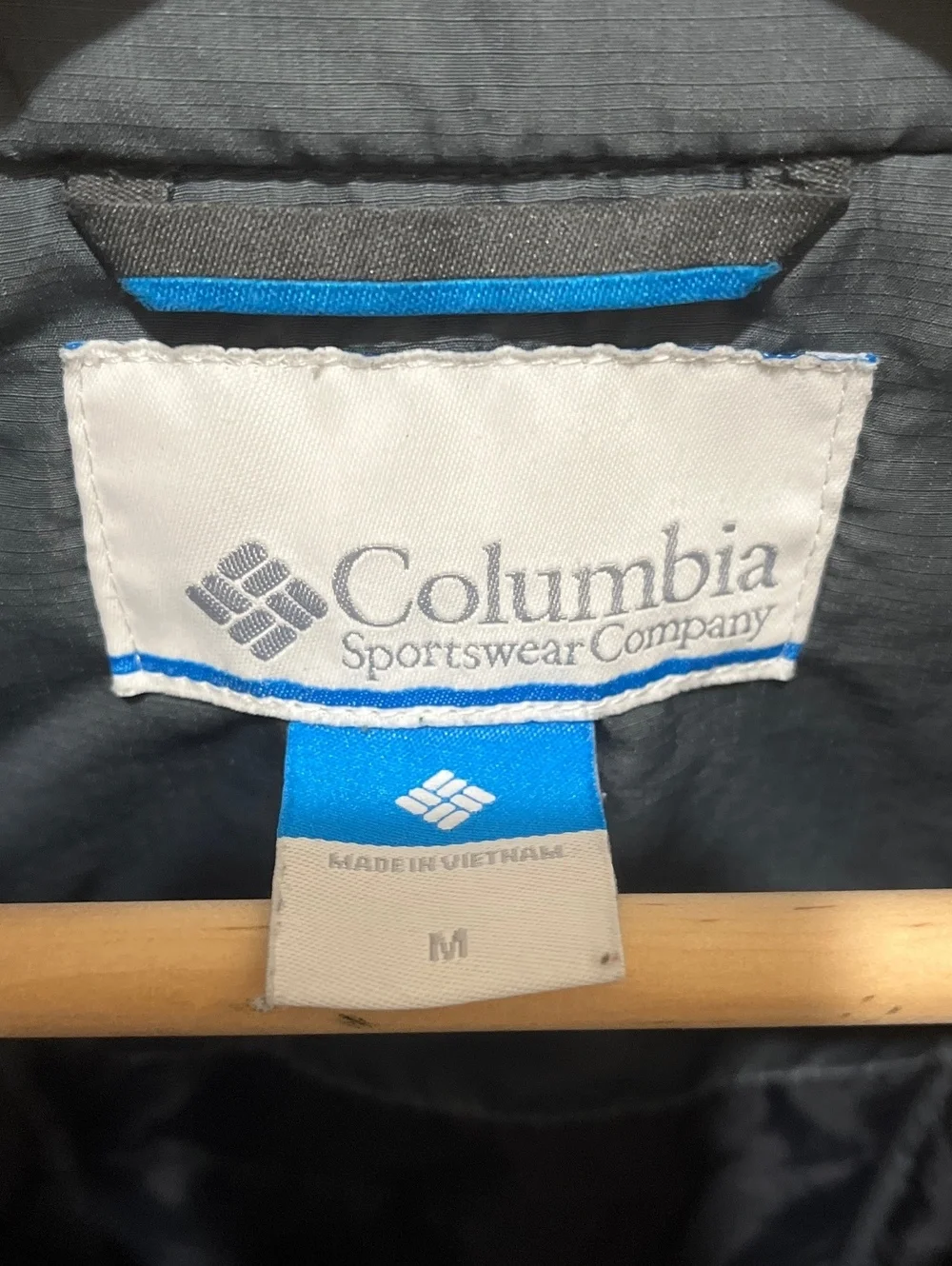 Columbia Men's Insulated Jacket Medium Gray with Orange Zippers
